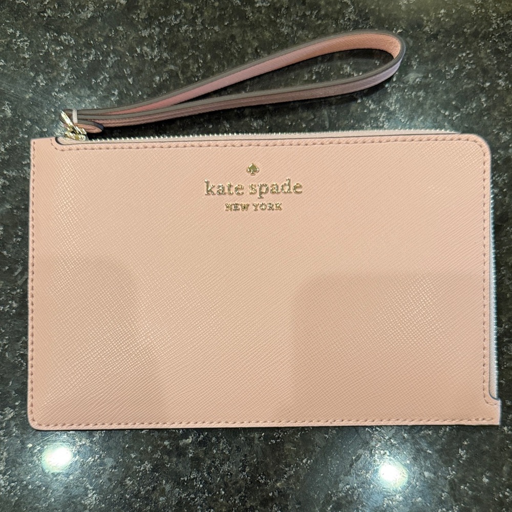 Kate Spade Blush Pink Wristlet Clutch